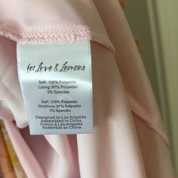 For Love And Lemons Eden Floral Pastel Midi Dress M - Picture 14 of 16